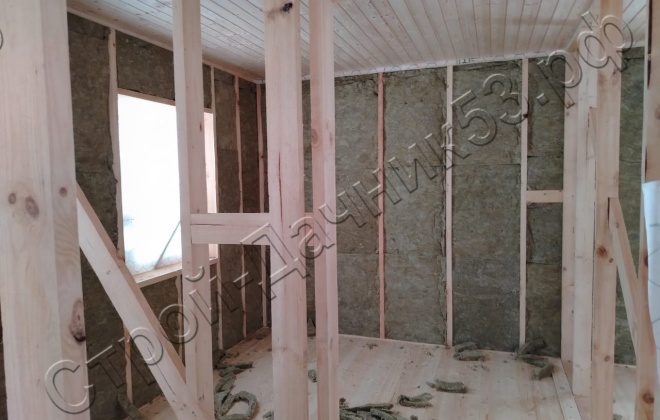 4 Каркасно-щитовой дом Д-23, 9х9м, 81 М², Ленинградская область, Приозёрский район, Громовское сельское поселение ( (11)